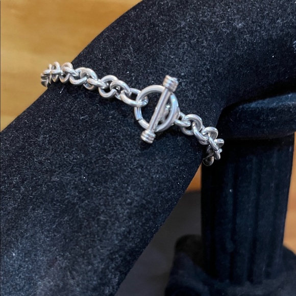 Silver Heart Charm Bracelet - Picture 3 of 9